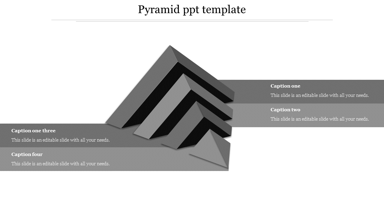 Free - Pyramid PPT Template Infographic Design Presentation